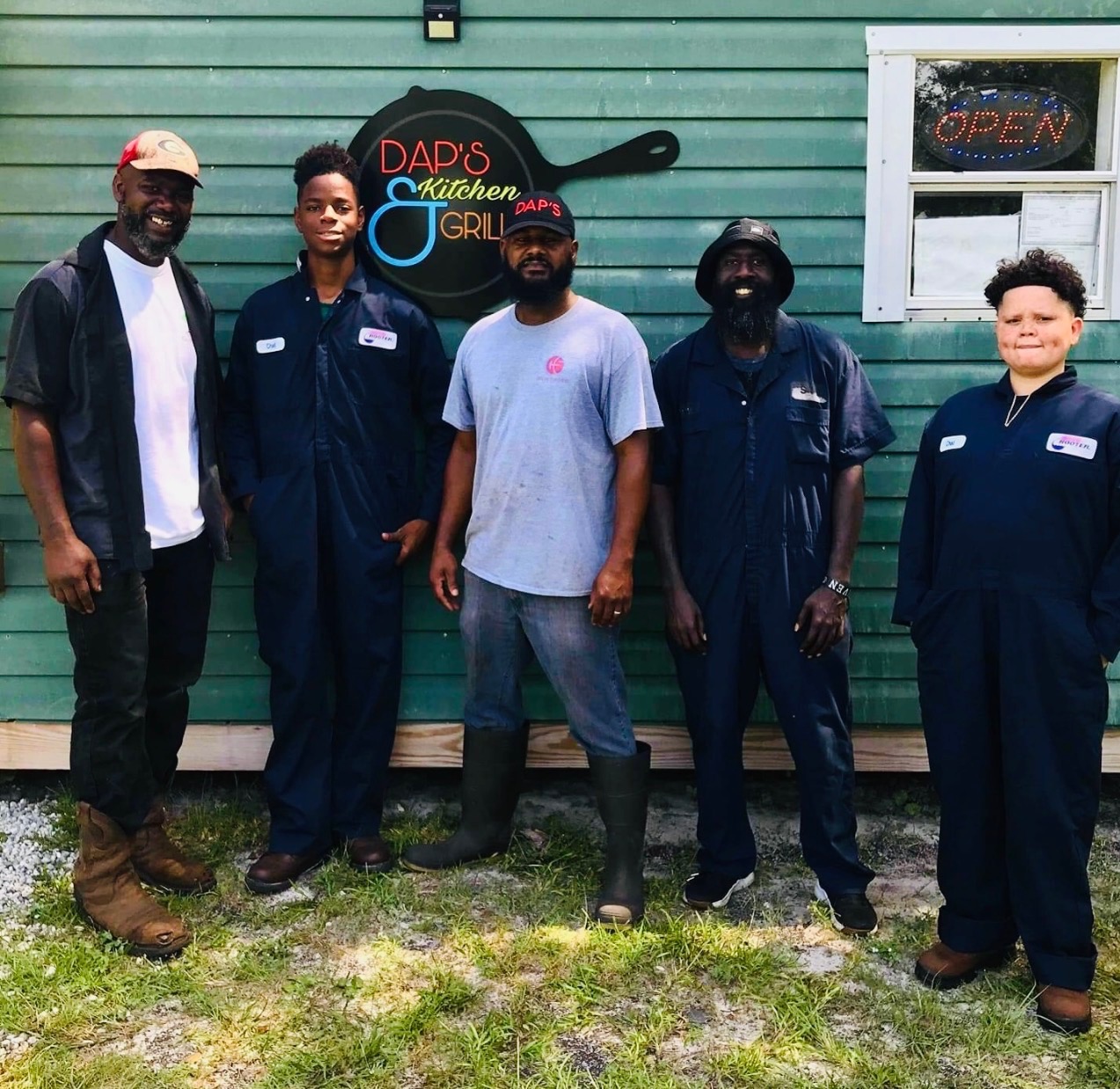 Finished welding work from Seeds to Skills training